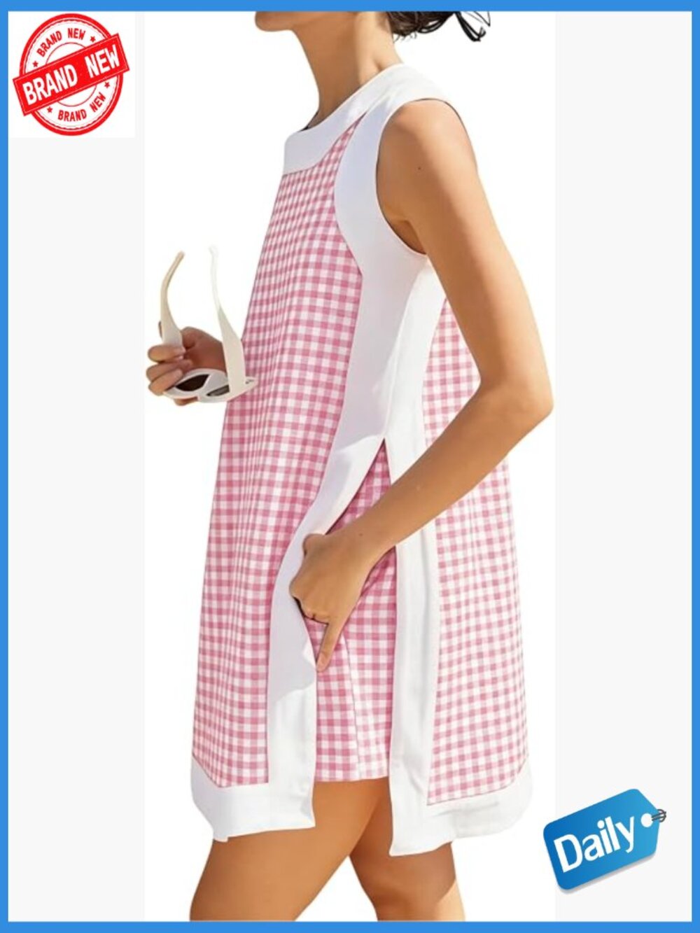 Women's Casual Sleeveless Tank Top and Shorts Set